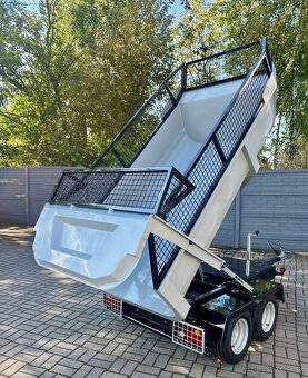 Sklápěcí přívěsný vozík do 750 kg – za auto i čtyřkolku malo - 2