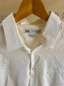 Biela košela ZARA Super Slim Fit - 2