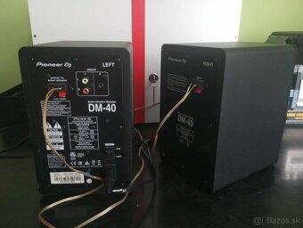 Predám aktívne monitory Pioneer DM-40 - 2