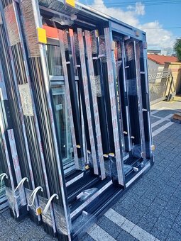 Hs portál hliník 190x205cm trojsklo profil Ultraglide. - 2