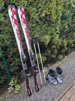 Predám lyžiarsky set: Lyže HEAD + Lyžiarky NORDICA + Palice - 2