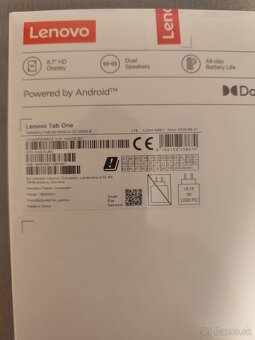 Lenovo Tab One LTE 64GB, Šedý - 2