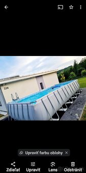 Bazén Bestway 7,3m x3,7m x1,32m ,plus vysávač - 2