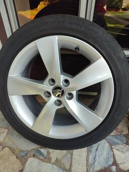 ALU Disky 5x100 R16 ŠKODA RAPID, SCALA, KAMIQ, FAFBIA - 2