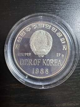 Predam Korea-North 500 Won KM# 16 1988 Proof strieborna minc - 2