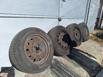 Kolesá 4x100 R15 plus letne pneumatiky 185/65 R15 - 2