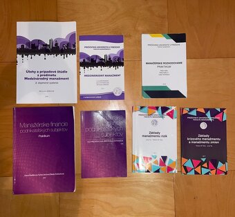 Ponúkam na predaj učebnice na Fakultu manažmentu v Prešove - 2
