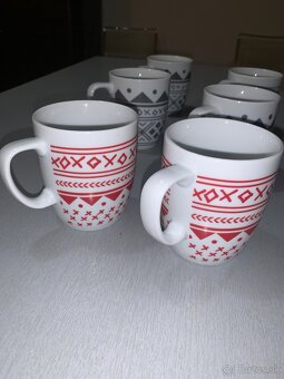 Vianočné šálky IKEA VINTER 6ks - 2