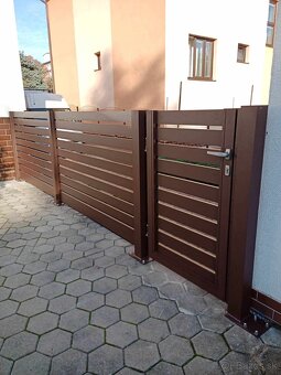 Bezúdržbové AL oplotenie - 2