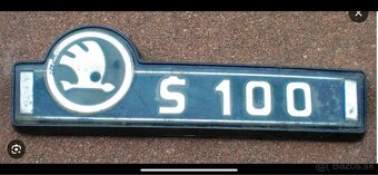 Kúpim znak škoda 100 nový - 2