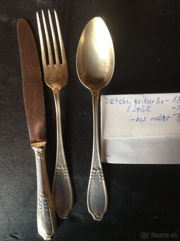 Strieborný príbor detský - 2