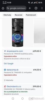 Párty reproduktor bluetooth Panasonic - 2