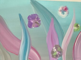 Ručne maľovaný obraz akryl - 2