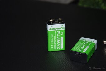 9V nabijacie baterie cez USB -C - 2