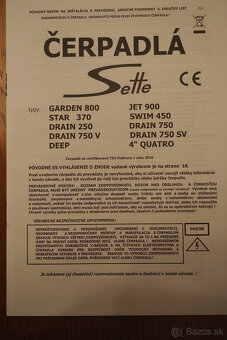 čerpadlo na vodu - 2