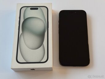 iPhone 15 čierny - 128GB - 2