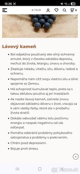Lavovy kamen,nausnice - 2