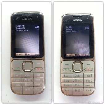 NOKIA C2-01 RM-721 Zlatá-Gold - 2