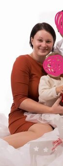 Hnedé dámske šaty Esmara M 40-42 - 2
