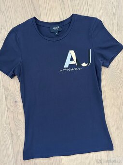 Armani Jeans tričko XXS modré - 2