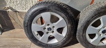 Predám originálne hliníkové disky Skoda 5x112 r15 195/65 - 2