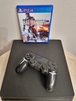 PlayStation 4 Slim 500GB čierna herná konzola - 2