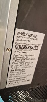 Fotovoltický menič 4,2kW Vevor - 2