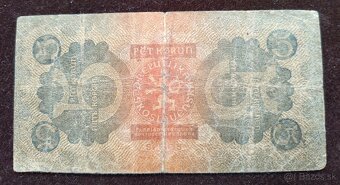 BANKOVKA: 5 Korún 1921 - 2
