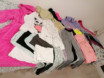 Oblečenie - balík D veľkosť 122 - 128 - 2