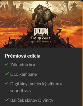 DOOM: The Dark Ages Premium Edition PC -Steam - 2
