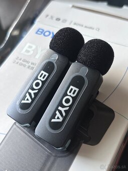 Boya BY-V3 bezdrôtové mikrofóny - 2