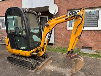 Minibager JCB 8018 rok výroby: 2006, nastaviteľný podvozok, - 2