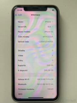 Apple iPhone XS – 256 GB, batéria 100 % - 2