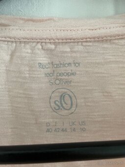 Dámske ružové tričko s.Oliver - 2