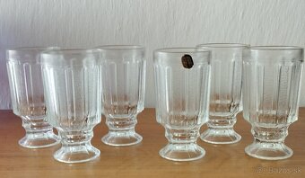 Sklenené retro poháre - "Grogovky" Bohemia Glass - 2