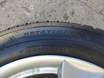 Alu disky + pneu Audi A4,A6 7,5Jx17 ET52, 5x112 - 2