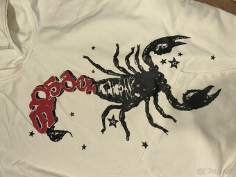 Spider sp5der spyder mikina 100% bavlna kremovo bielo cierna - 2