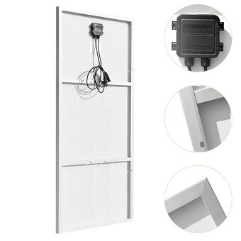 Solarne panely 12V + menič 240V +LiFePo4 bateria - 2