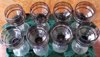 Osem poharov na stopke Čechy Historismus - 2