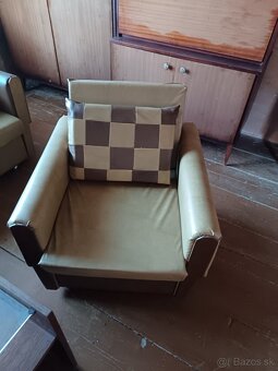 Retro gauč +kreslá - 2