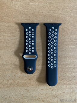 Apple Watch sportovy remienok 42/44/45/46mm cierno-biela S/M - 2
