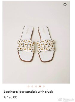 Twinset šľapky, nové, pc 220€ - 2