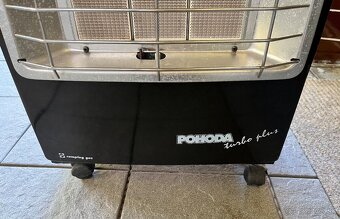 Plynové kachle/pec s elektrickým napájaním+plyn flasa 10 kg - 2