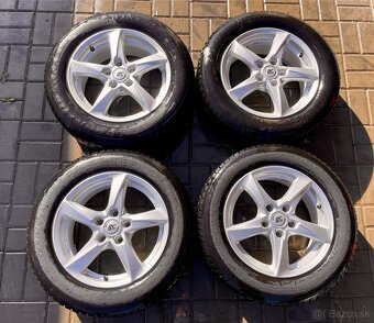 Alu zimná sada 5x112 r15 Dunlop 215/60 R16 - 2