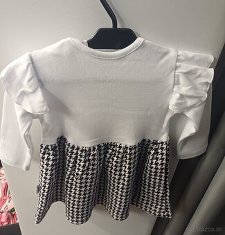 Šaty pre dievčatko - 100% Bavlna, č. 74 a 80 - 2