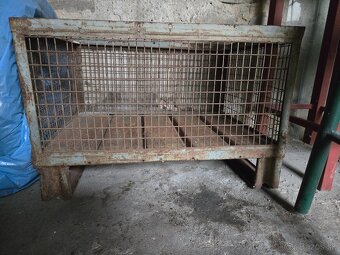 Kovová bedňa klietka - 2