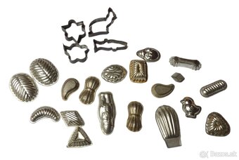 Retro kovové formičky a vykrajovačky - 2