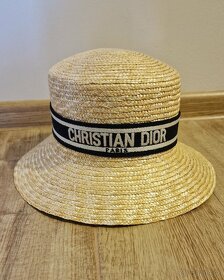 Christian Dior slamený klobúk - 2