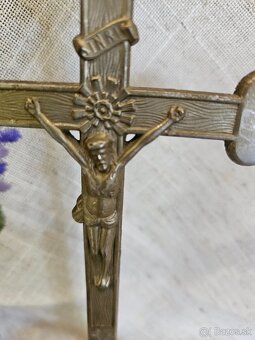 Menší kovový krížik cena 4€ /13cm-v-/ - 2