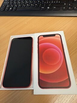 Iphone 12 mini, 64 GB, Red/červený v super stave - 2